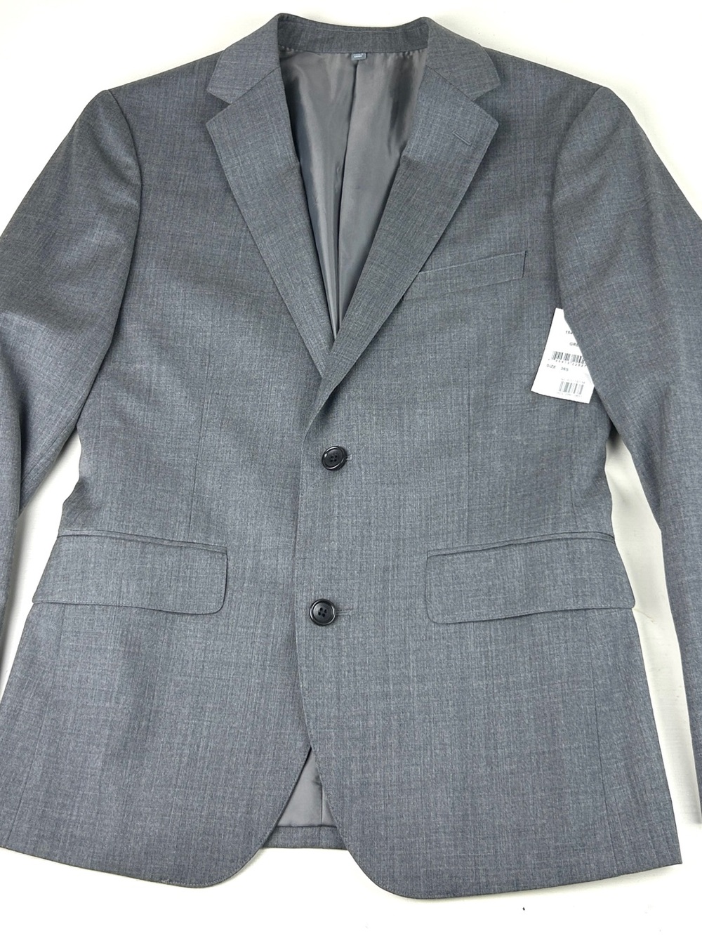 Bonobos Blazer Mens 36s Gray Slim Fit Wool Single Breasted 2 Button Jacket
